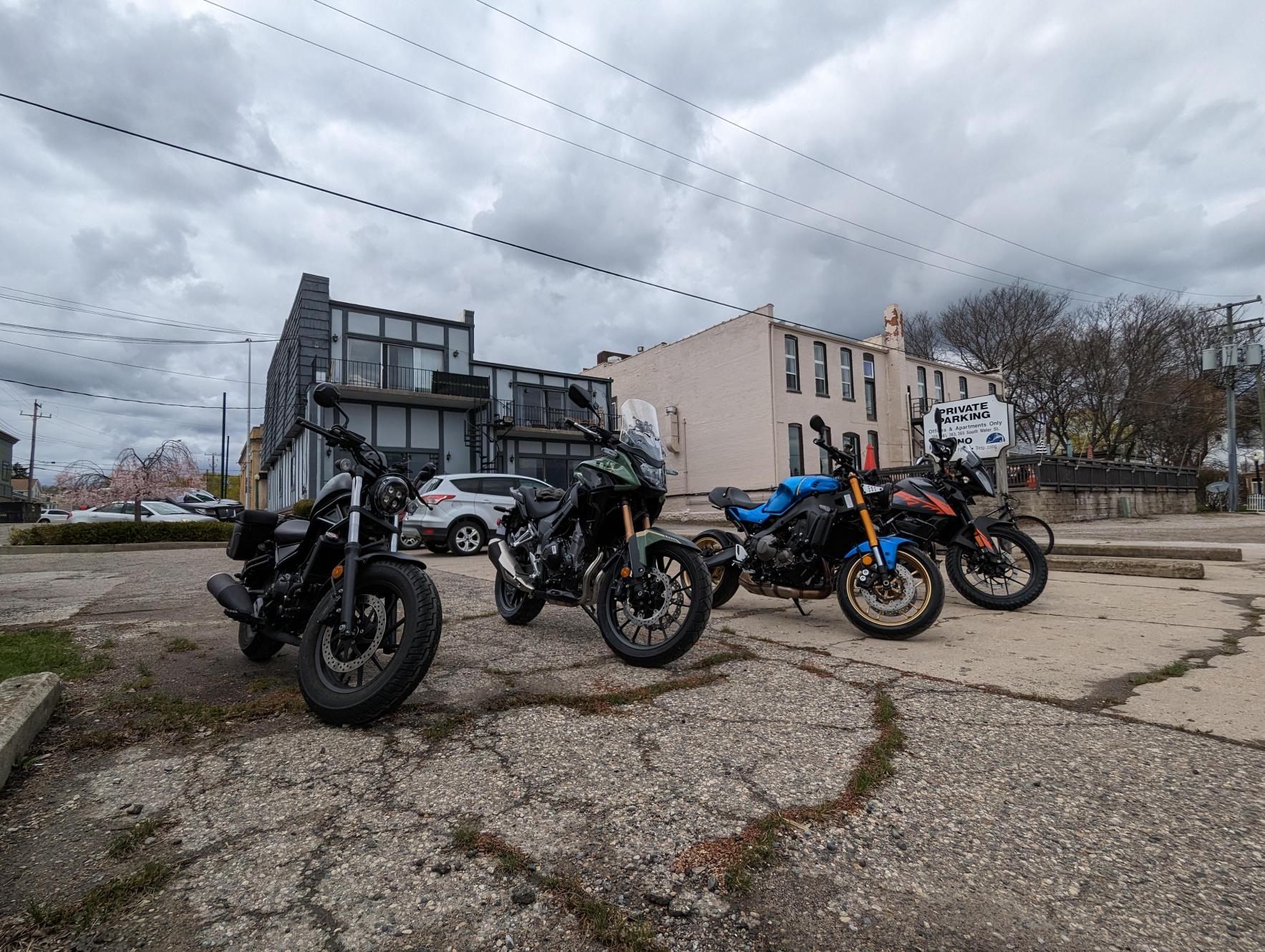 4 Motorcycles